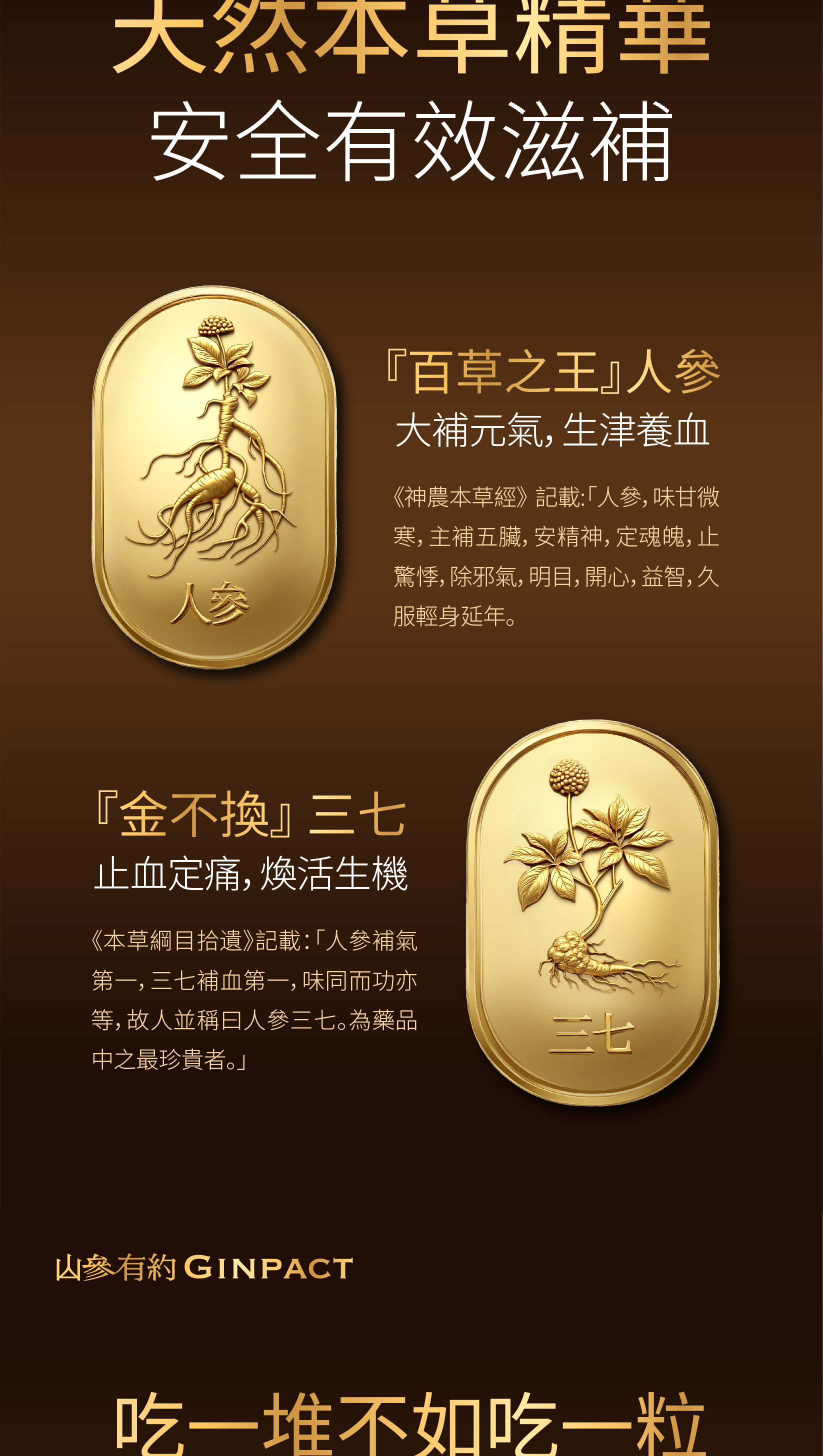 珍稀山參精華（1瓶60粒）